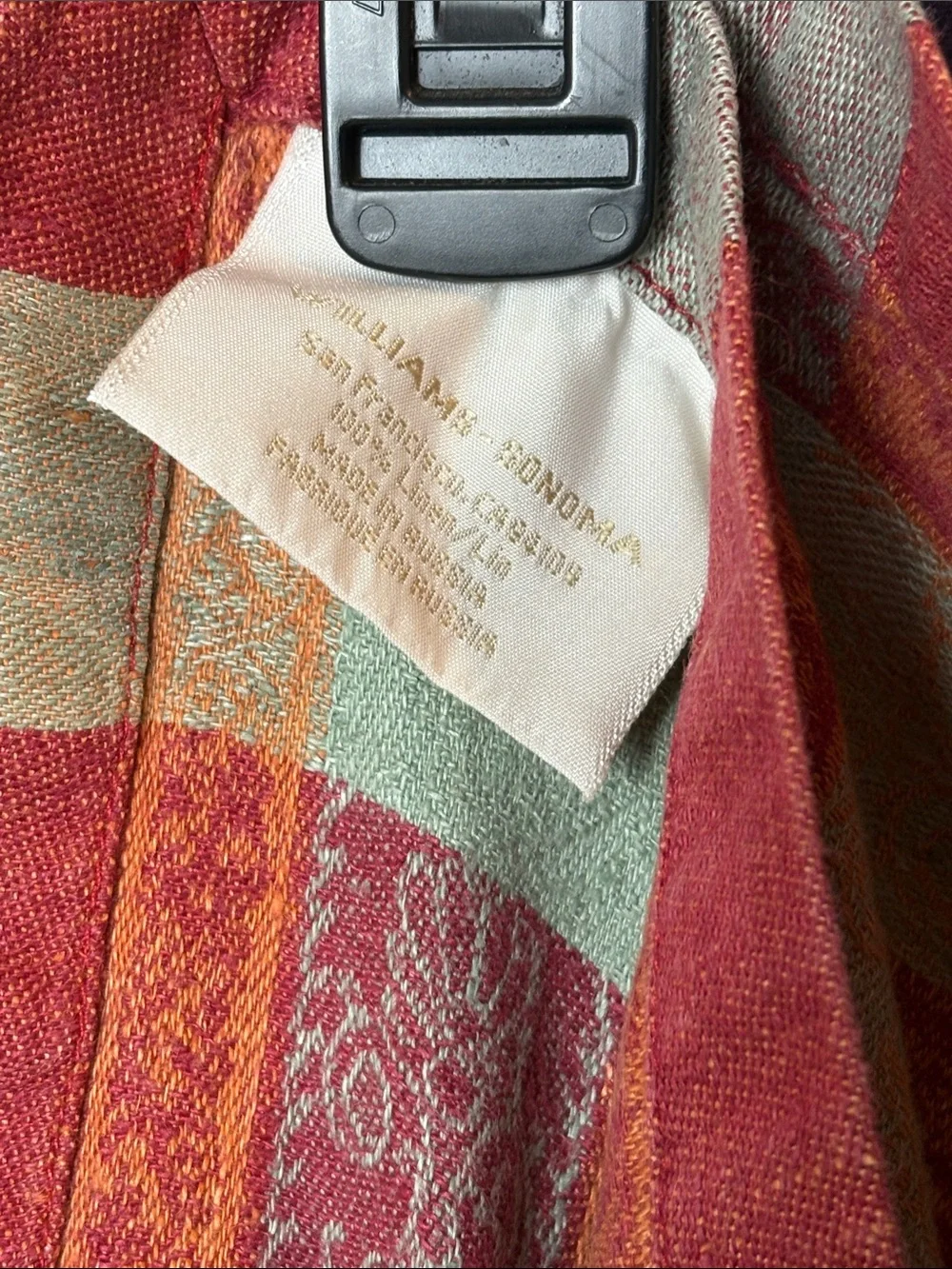 Williams Sonoma kitchen towels set of 2 100% linen
